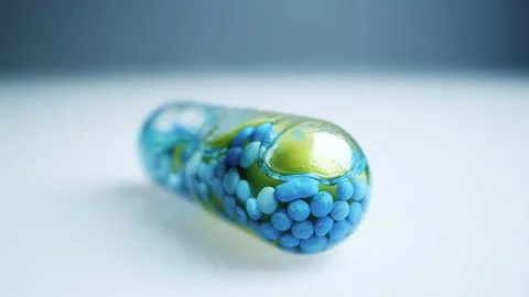 Supplement Pill Stock Footage 208887767