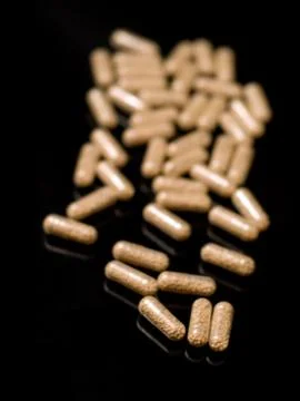 Supplement pills Fotos de archivo