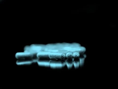 Supplement pills Foto stock