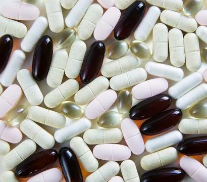 Supplements and Vitamins Stock Photos