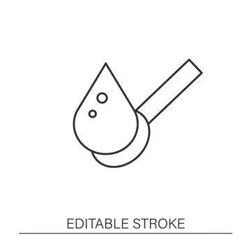 Supplements line icon Illustrazione stock