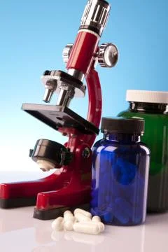 Supplements science Stock Photos