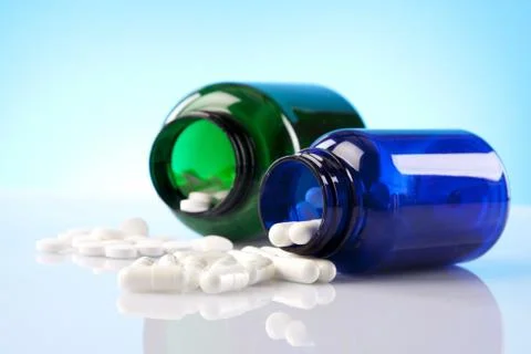 Supplements science Stock Photos