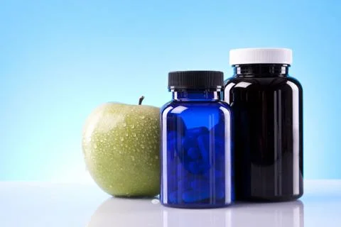 Supplements science Stock Photos