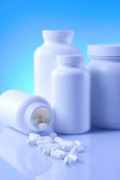 Supplements science Stock Photos