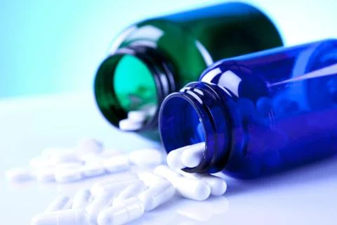 Supplements science Stock Photos