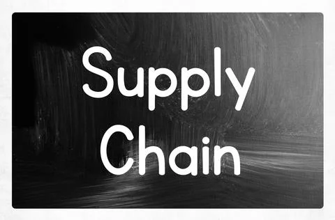 Supply chain concept Stock Photos