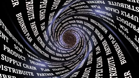 SUPPLY CHAIN Keywords Animation, Background, Loop 库存影片 318195544