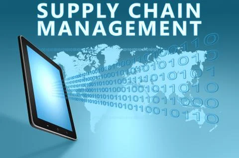 Supply chain management Stockillustratie