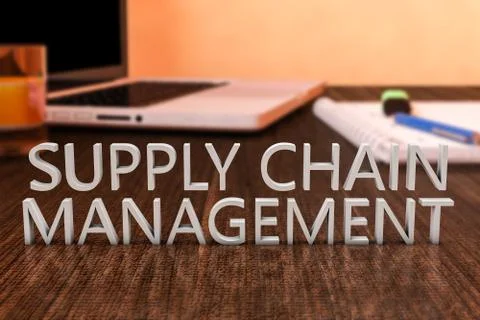 Supply Chain Management Stock Illustration