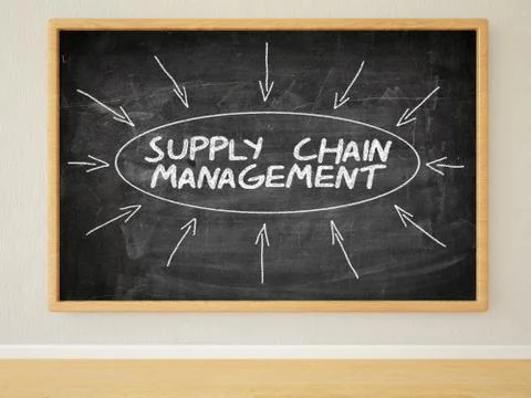 Supply Chain Management Stock Illustration