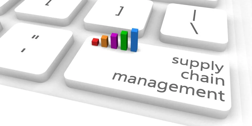 Supply Chain Management Stock Illustration