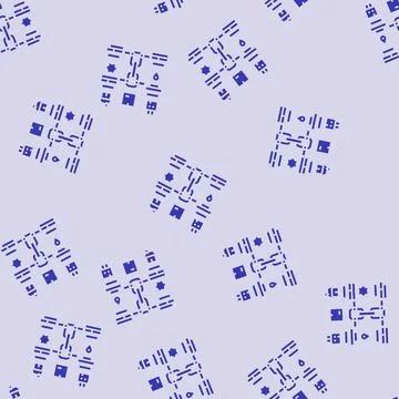 Supply chain planning logistic manager glyph seamless pattern Stock Illustration