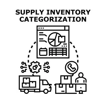 Supply inventory categorization process with logistics management 库存插图