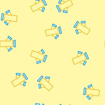 Supply pipeline vector seamless pattern Stock Illustration