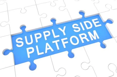 Supply side platform Stock Illustration