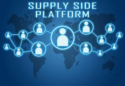 Supply Side Platform Stock Illustration