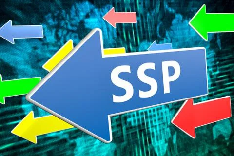Supply Side Platform Stock Illustration