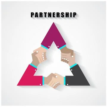 Support and help concept, handshake concept Stock Illustration