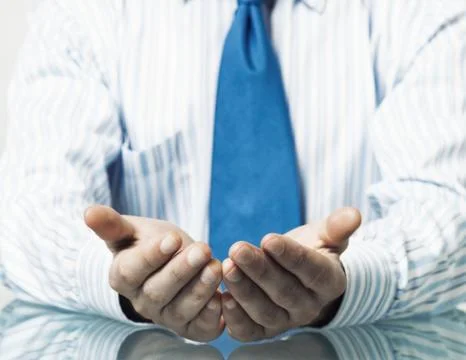 Support and help gesture Stock Photos