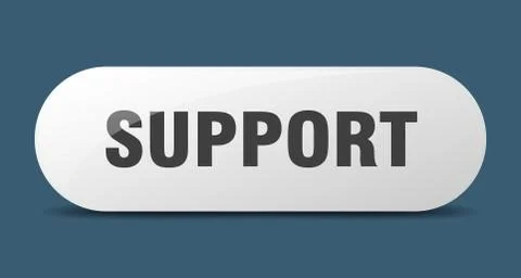 Support button. support sign. key. push button. Stock Illustration