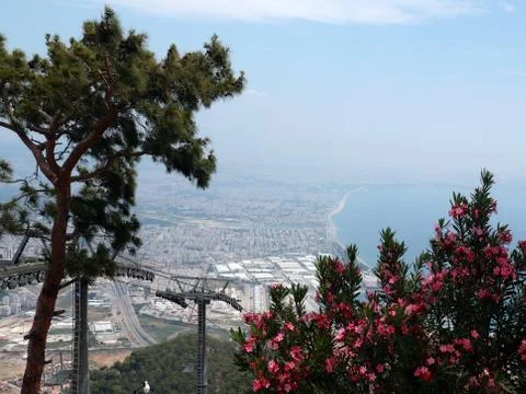 Support cable road Stock Photos