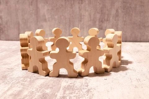 Support Circle of Business Stock Photos