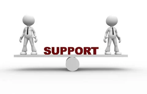 Support concept Stock Illustration