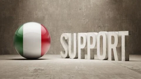 Support Concept. Stock Illustration