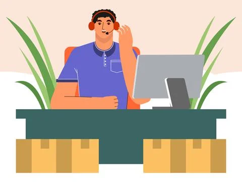 Support Concept Illustration Illustrazione stock