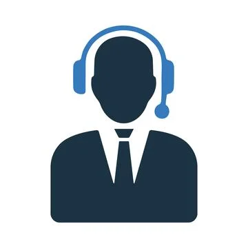 Support, customer, hotline icon. Simple editable vector illustration. Stock Illustration