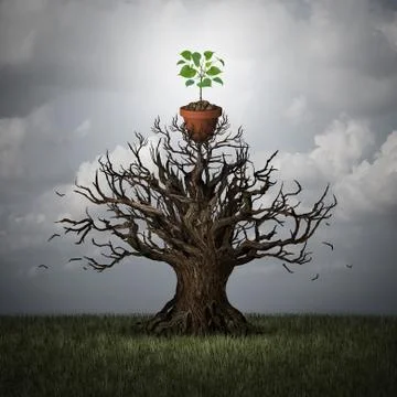 Support The Future Concept Stock Illustration