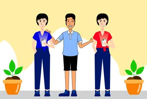 Support Group Concept Illustration Stock Illustration