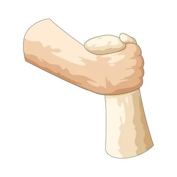 Support hand illustration Иллюстрация