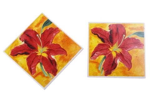 Support for hot dish macro Foto stock