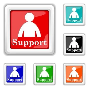 Support icon Stock Illustration