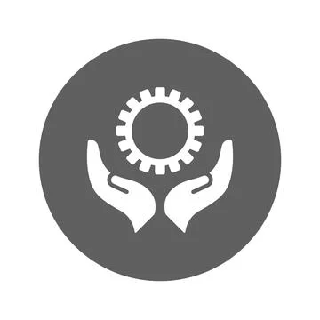 Support icon. Stock Illustration