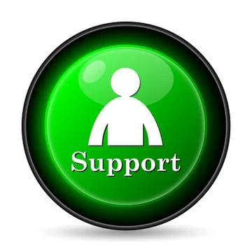  support icon. internet button on white background.. Stock Illustration