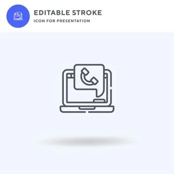 Support icon vector, filled flat sign, solid pictogram isolated on white, logo Stock Illustration
