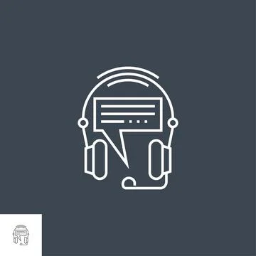 Support icon vector. Stock Illustration