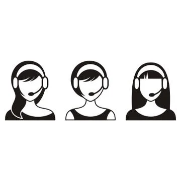 Support icons Stock Illustration