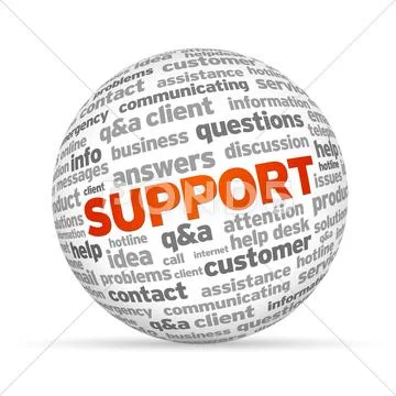 Support Stock Illustration