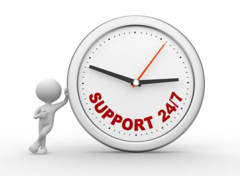 Support Stock Illustration