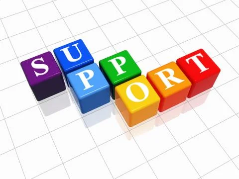 Support Stock Illustration
