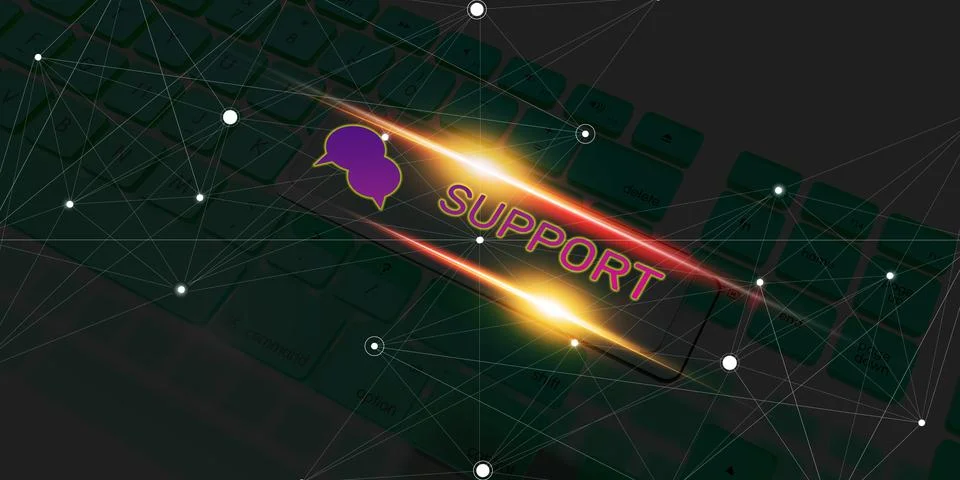 Support Stock Illustration