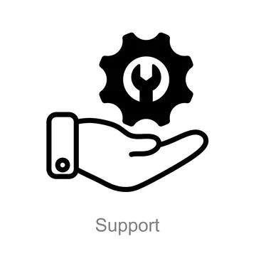 Support Stock Illustration