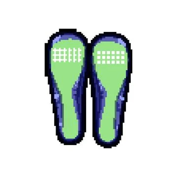 Support insoles pixel art vector illustration Stock Illustration