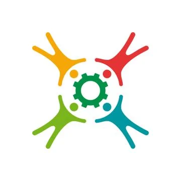 Support logo icon Stock Illustration