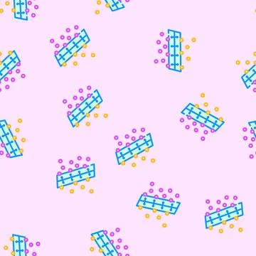 Support machine svm algorithm vector seamless pattern イラスト素材