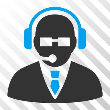 Support Manager Vector Icon Stock Illustration